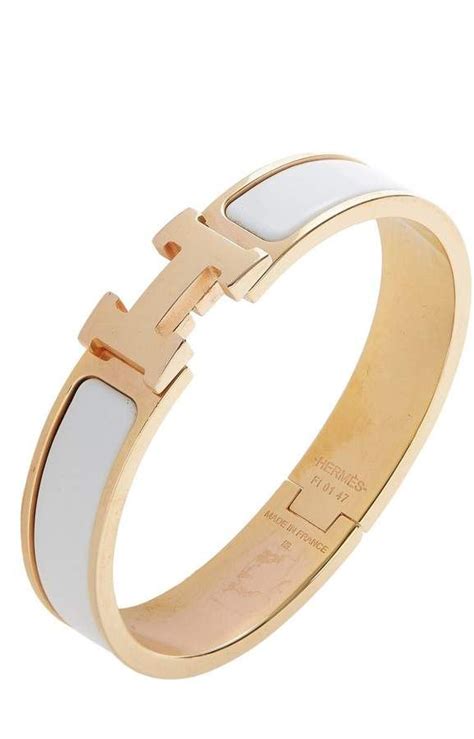 hermes cuff white|fake hermes bracelet.